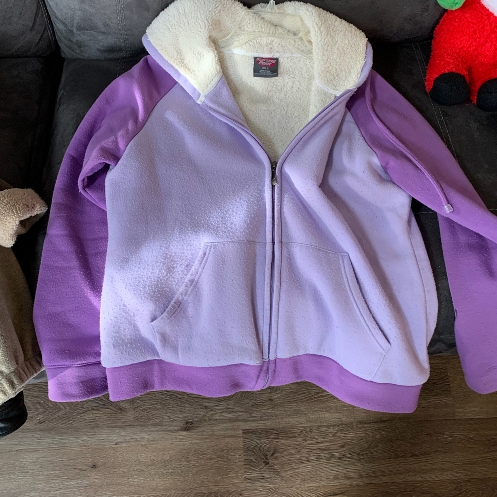 Ladies fleece hoody